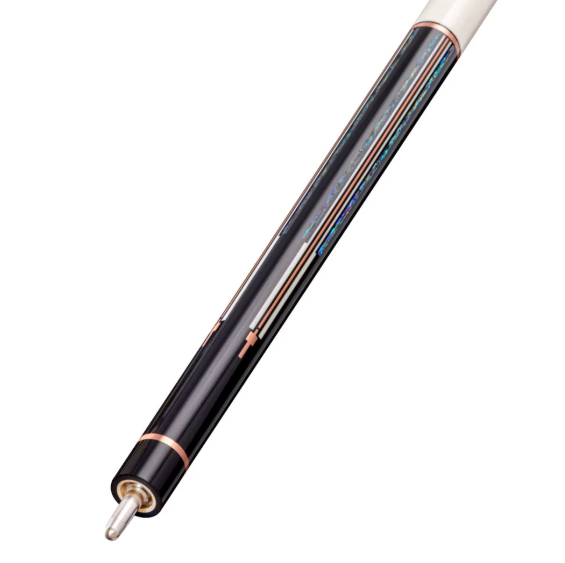 Lucasi LCAD03 Custom Pool Cue – Art Deco Rose Gold & Mother‑of‑Pearl 11.75mm