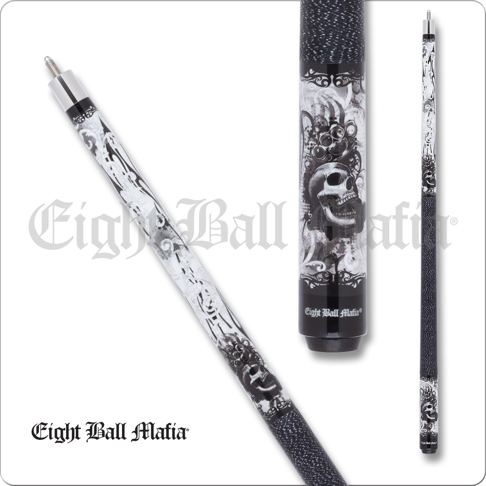 Eight Ball Mafia EBM10 Billiard Pool Cue Stick 19oz Free Shipping!!