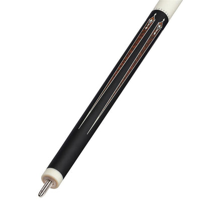 Players HC22 Cue | Matte Black, White, Snakewood, Thuya Burl &amp; White w/black lin