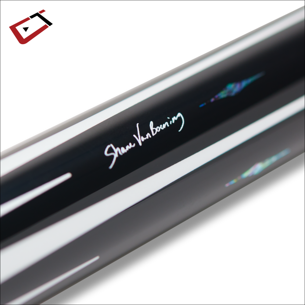 Cuetec Cynergy SVB Gen II Pool Cue – Black | Leather Wrap | 12.5mm Shaft 19oz