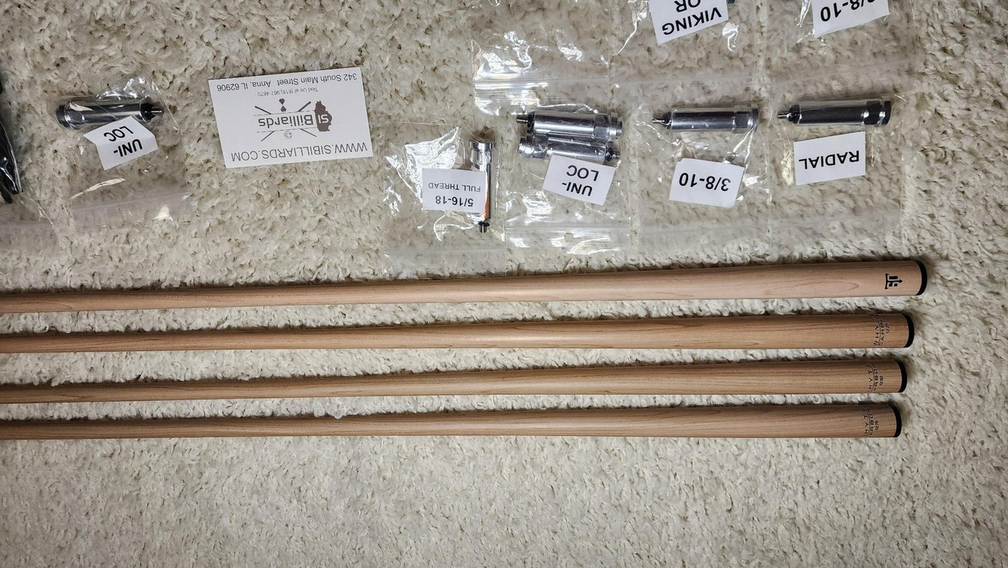 Whyte Carbon Wood Grain Play Shaft – 5/16 x 14 11.75mm | LD Carbon Fiber Shaft