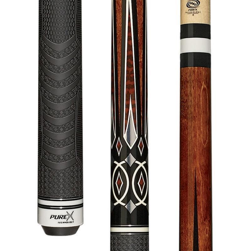 Pure X HXT66 Pool Cue Stick with Kamui Tip & Lifetime Warranty, Low Deflection
