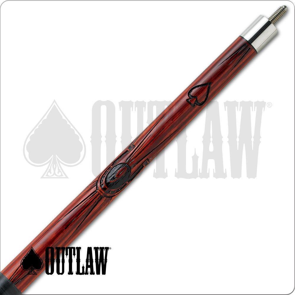 Outlaw OL14 Pool Cue Luck Horse Shoe 9 Ball and Tribal Style 19oz Free Shipping!