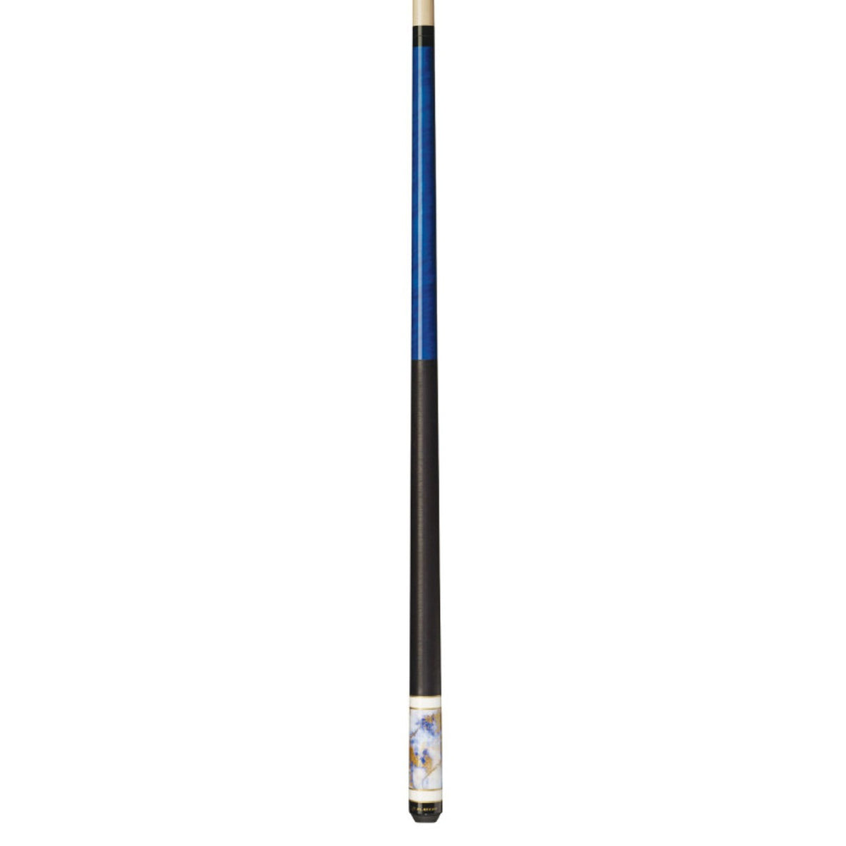 Players C-947 Royal Blue Pool Cue, Black Linen Wrap, 5/16 x 18 Joint