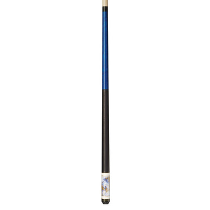 Players C-947 Royal Blue Pool Cue, Black Linen Wrap, 5/16 x 18 Joint