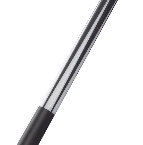 Lucasi Hybrid Matte Charcoal/Imitation Bone &amp; Rose Gold Inlays Cue 11.75mm Shaft
