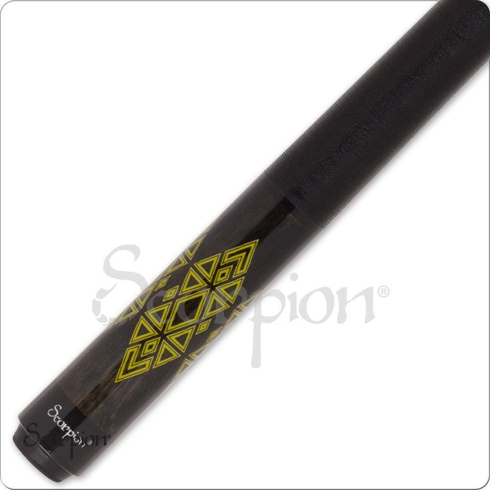 Scorpion SW12 Pool Cue Black and Grey 19oz Free Shipping!