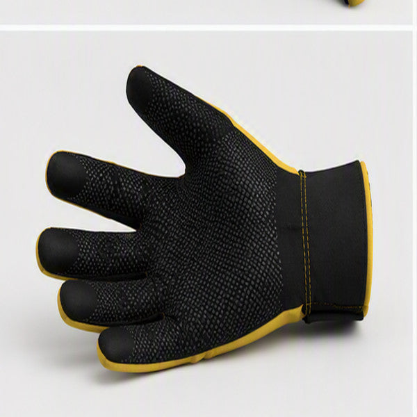 Predator Second Skin Billiard Glove Yellow Black Left Hand Size S/M