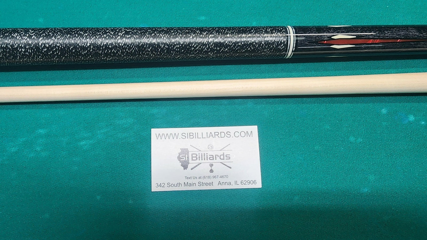 Pechauer JP12-S Pro Series Grey Pool Cue, w/ 12.75mm Shaft! Free 1x1 Hard Case!