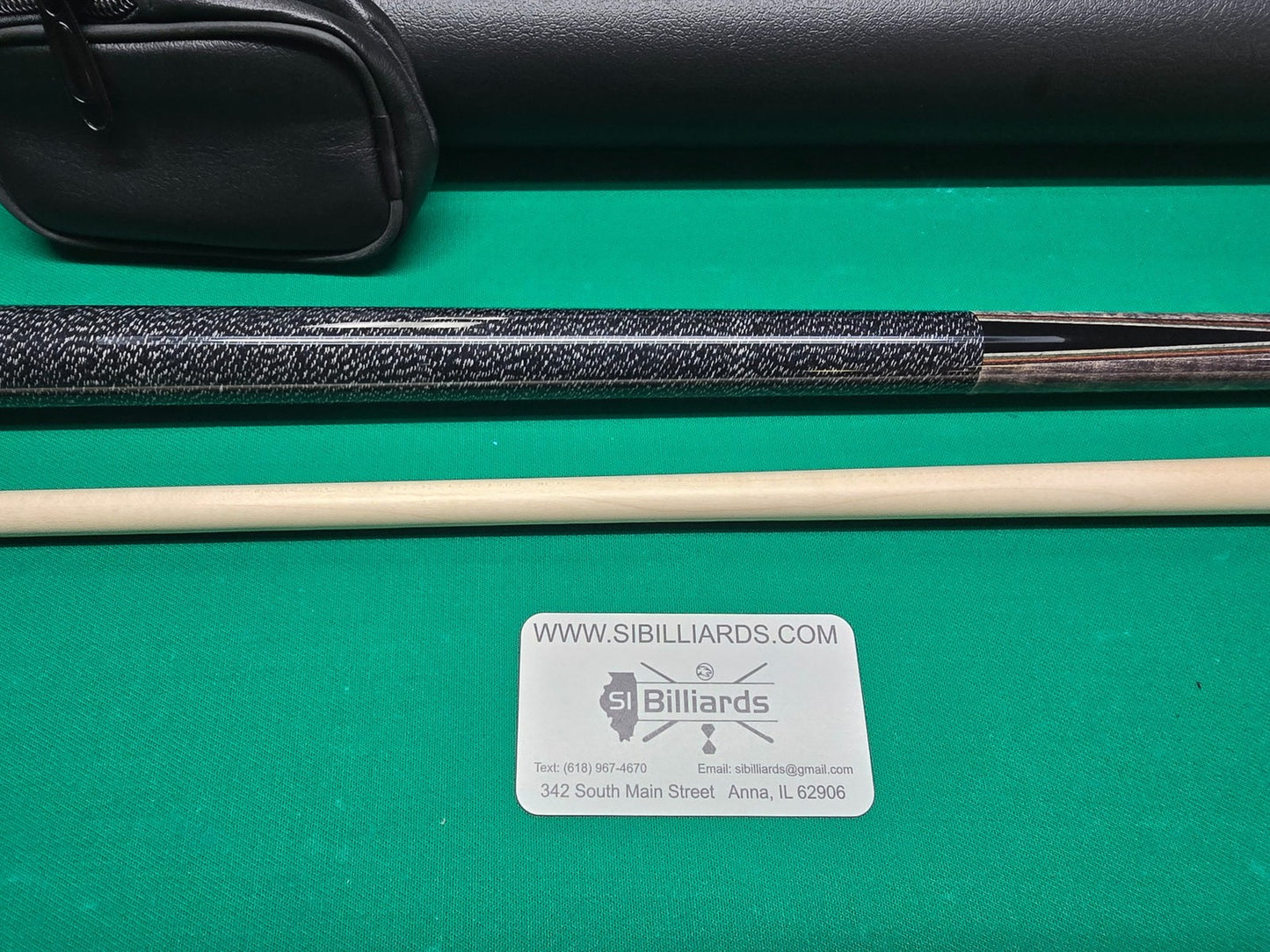 Meucci Econo 1 Pool Cue 19oz w/ 12.5mm Pro Shaft! Free Hard Case!