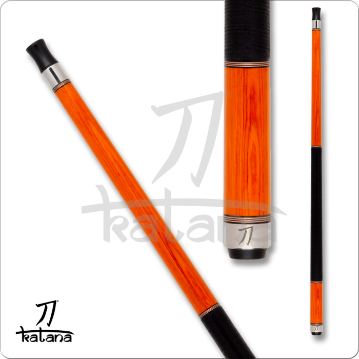 Katana Dragon - KAT2501 - 12.5mm Carbon Fiber Shaft - Orange Cue JPs Included