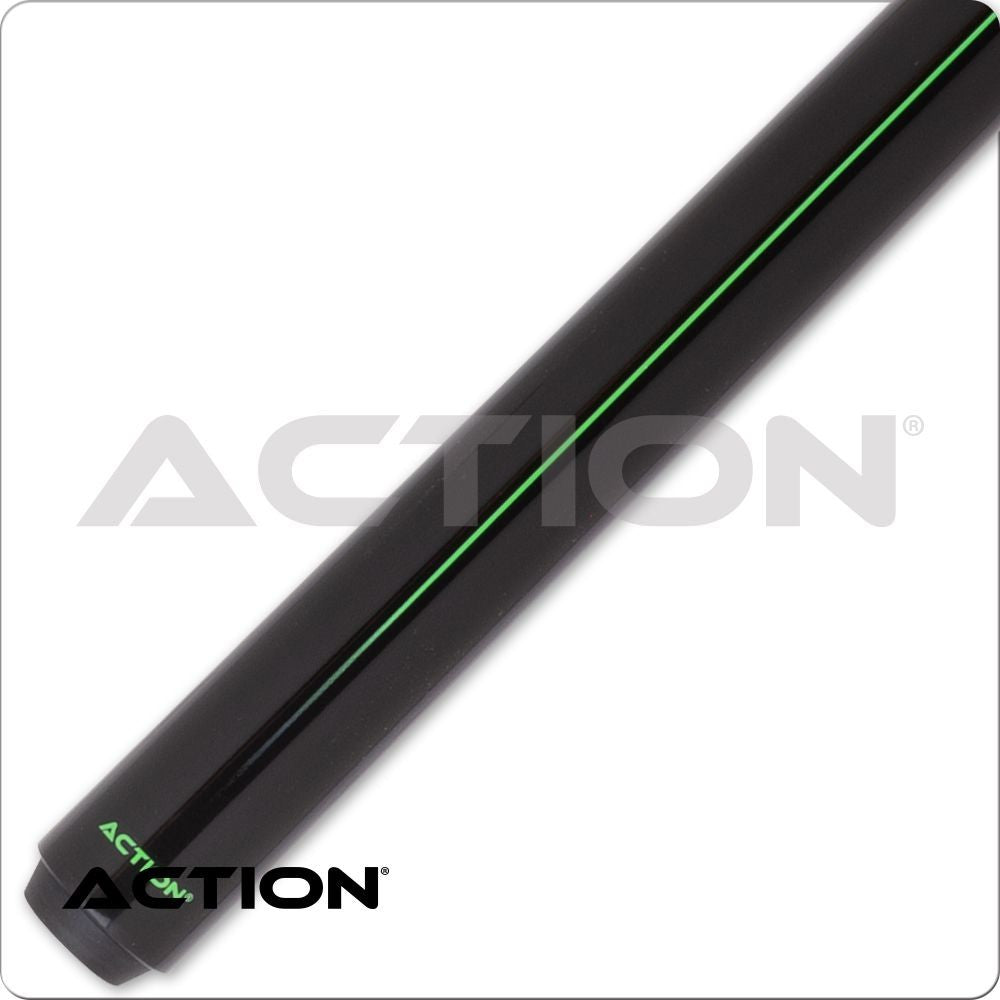 Action ABK11 Black with Neon Green Stripe Break Cue - 25oz! New! Free Shipping!
