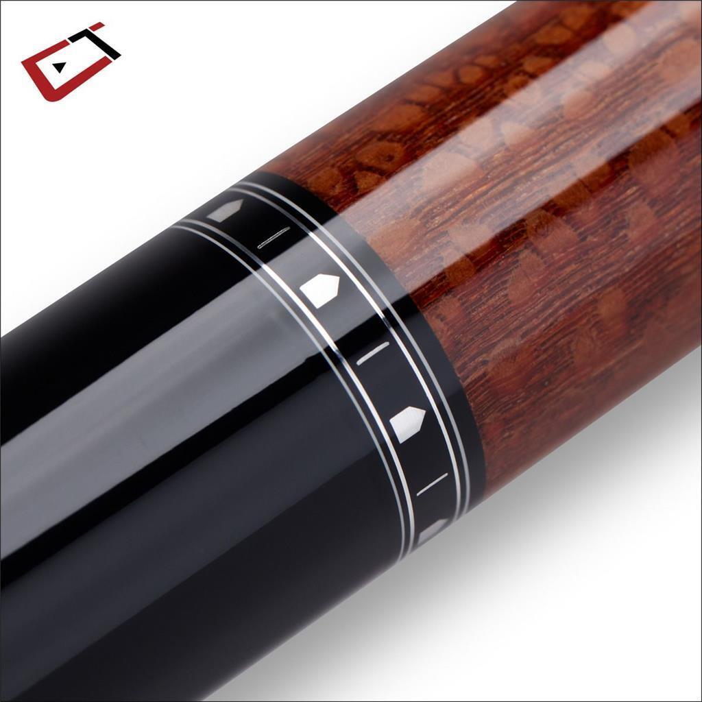 Cuetec Cynergy Truewood Leopard II Pool Cue with 11.8mm Carbon Shaft No Wrap