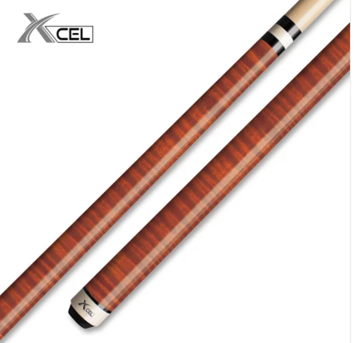 Xcel XC16 Orange Curly Design Pool Cue – Stylish Graphic Playing Cue