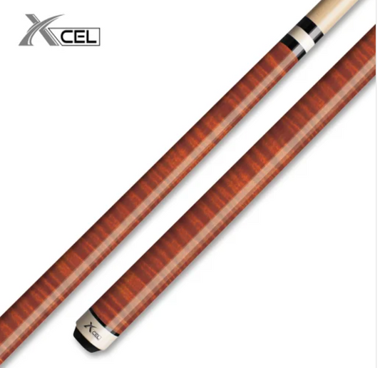 Xcel XC16 Orange Curly Design Pool Cue – Stylish Graphic Playing Cue