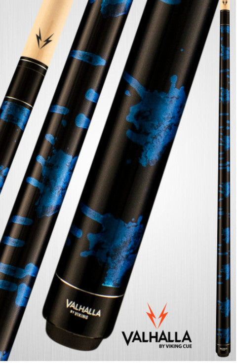 Viking Valhalla VA211 Pool Cue – Blue Marble Paint! Pick Your Weight!
