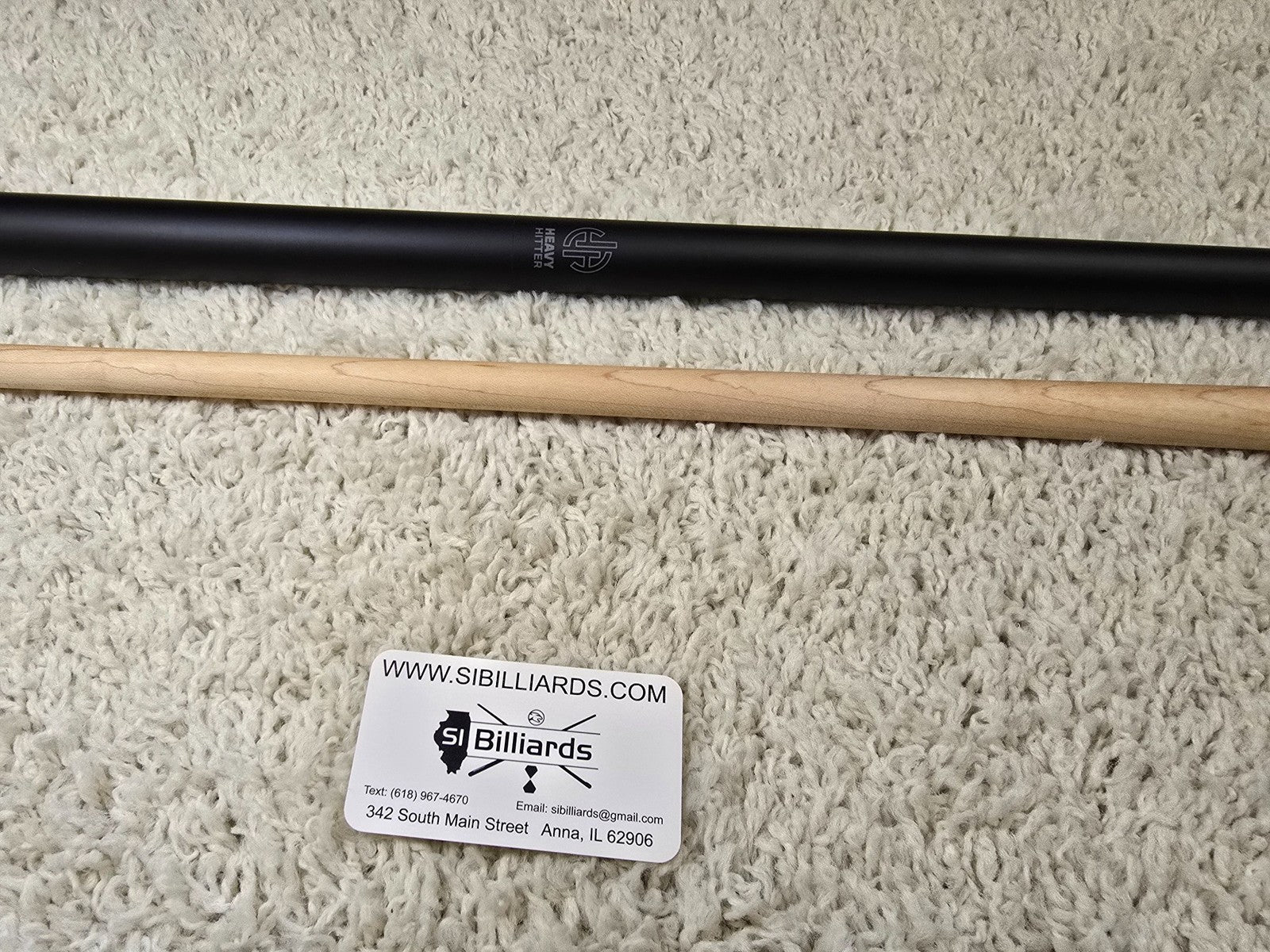Koda KDHHBK Heavy Hitter Break/Jump Cue - Black 13.5mm Shaft Phenolic Tip