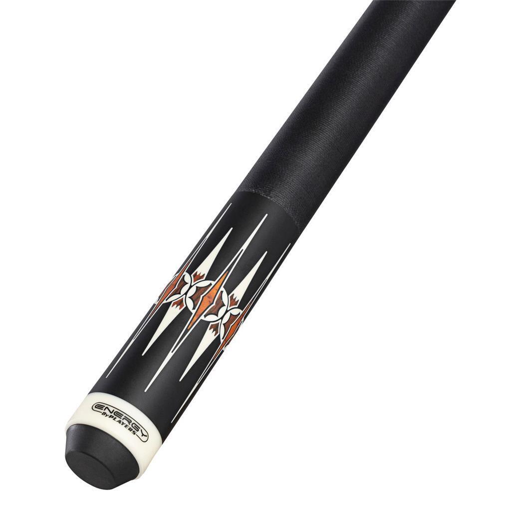 Players HC21 Cue | Matte Black, White, Cocolobo & Thuya Burl w/ Black Linen Wrap