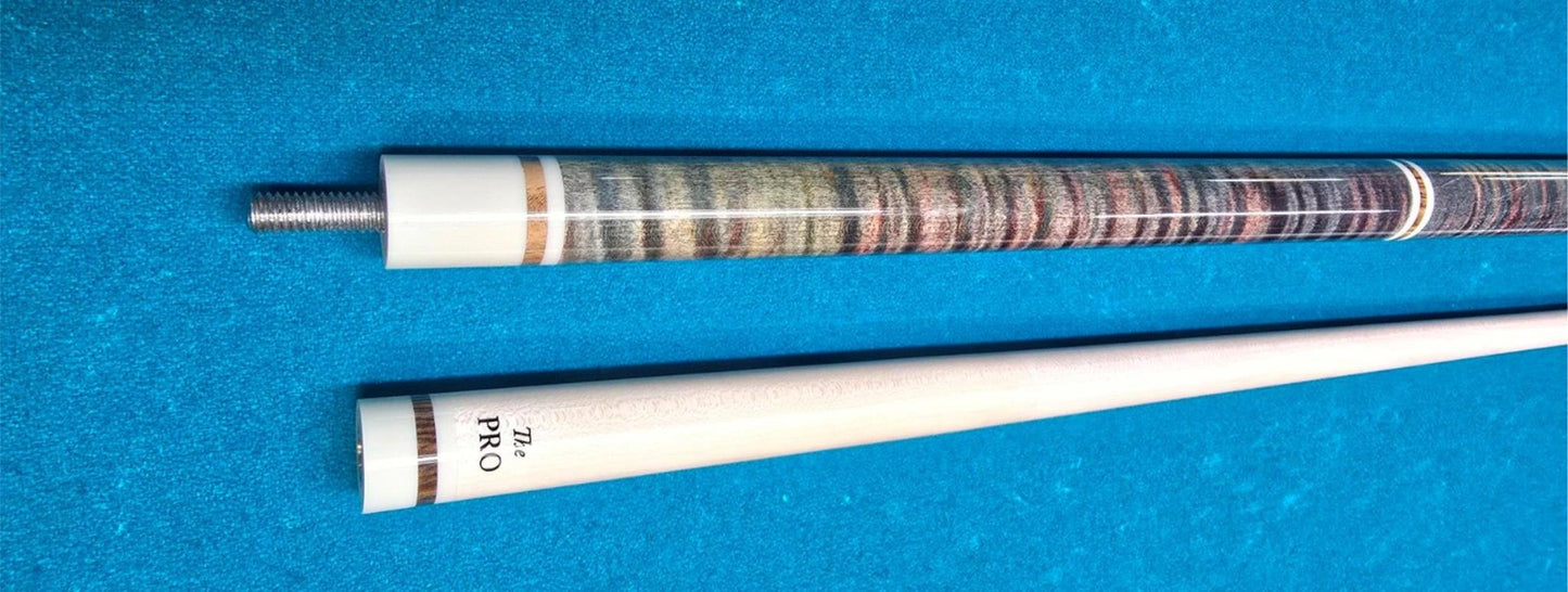 Meucci ANW-1 Rainbow Stained Pool Cue w/ Pro Shaft & Free Hard Case! White!8