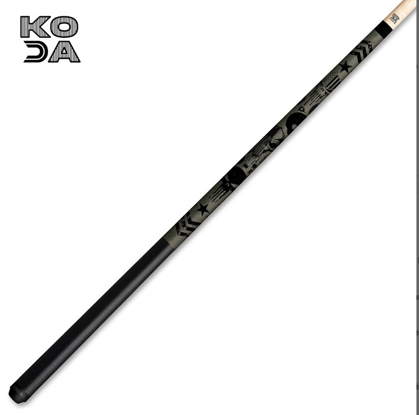 KODA KDV14GM Pool Cue Champange Bronze - Star Pool Cue, 12.5mm Solid Maple Shaft