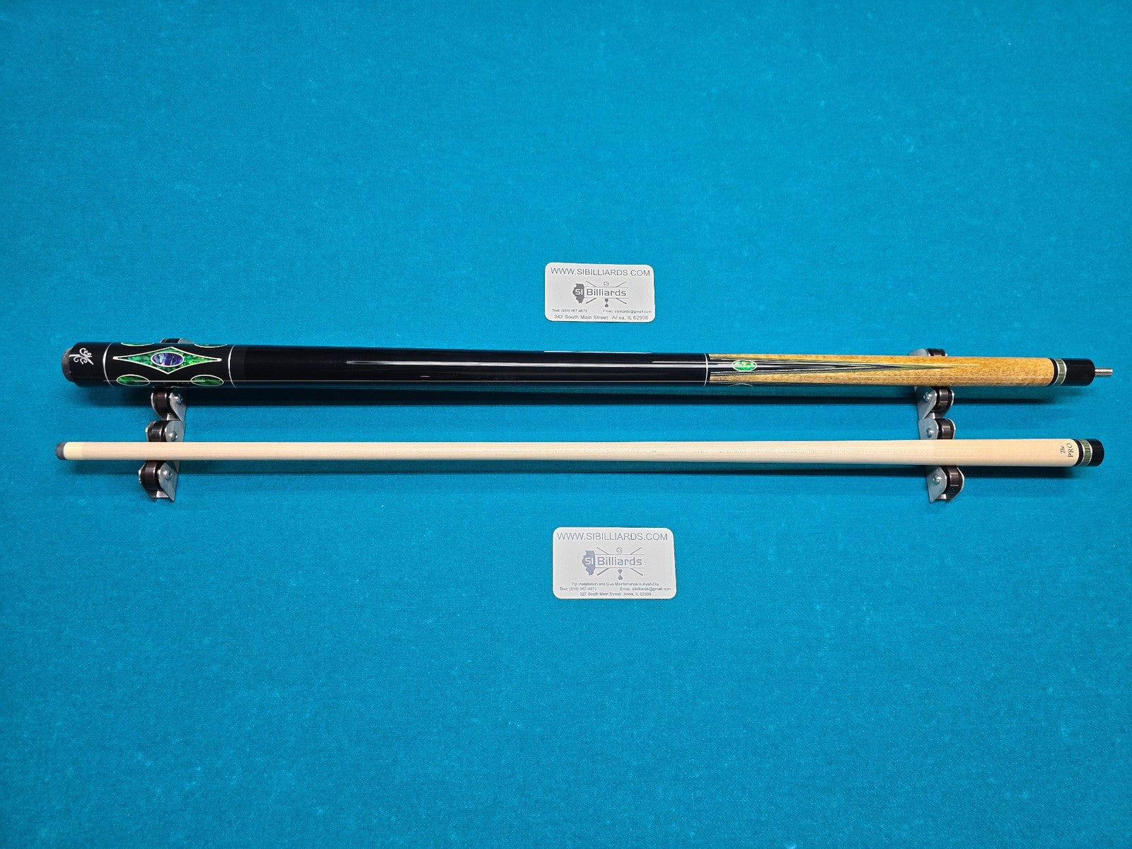 Meucci ANW‑3 All Natural Wood 3 Pool Cue, Pro Shaft, Bocote Handle - Free Case!