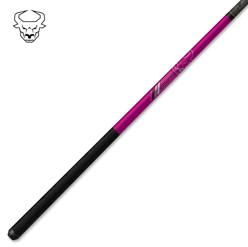 Bull Carbon Break Cue – Pink Carbon Fiber, 12.85mm Sports Wrap, High Power