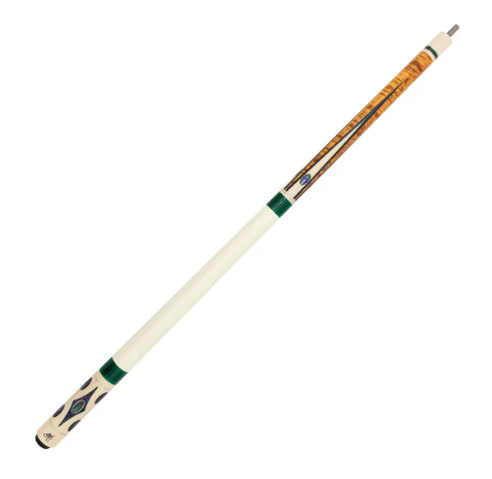 Meucci Crusher White Pool Cue 19oz 12.5mm Pro Shaft + Free Hard Case