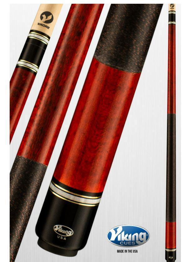 Viking B2611 Linen Wrap Pool Cue w/ 13 mm Vikore Shaft (Sienna) - Free Shipping