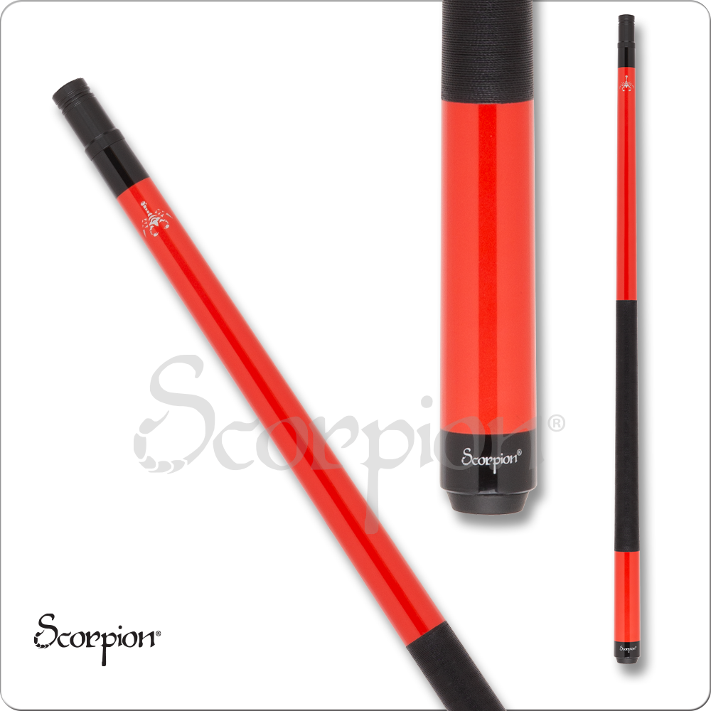 Scorpion SW03 Pool Cue Metallic Red 19oz Free Shipping!