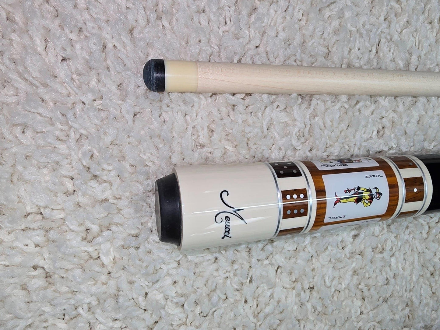 Meucci Gambler 3 Jokers Pool Cue – 19oz | 12.5mm Pro Shaft + FREE Hard Case NEW!