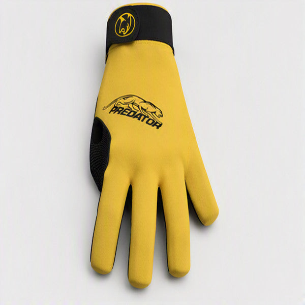 Predator Second Skin Billiard Glove Yellow Black Left Hand Size S/M
