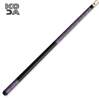 Koda Sports KDV30PL Pool Cue | Purple Rose Graphic | 19oz | 12.5mm Shaft | New