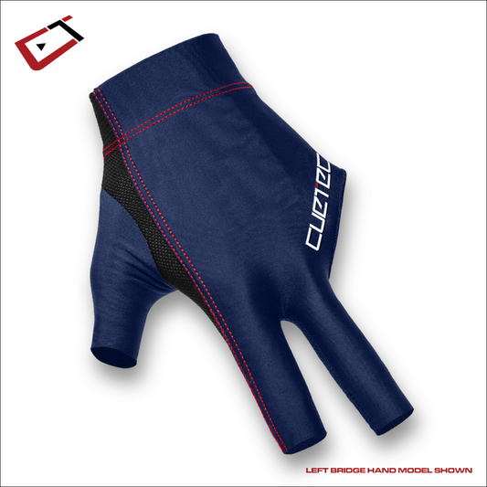Cuetec AXIS Billiards Glove – Navy, Left Hand, Extra Large – Brand New