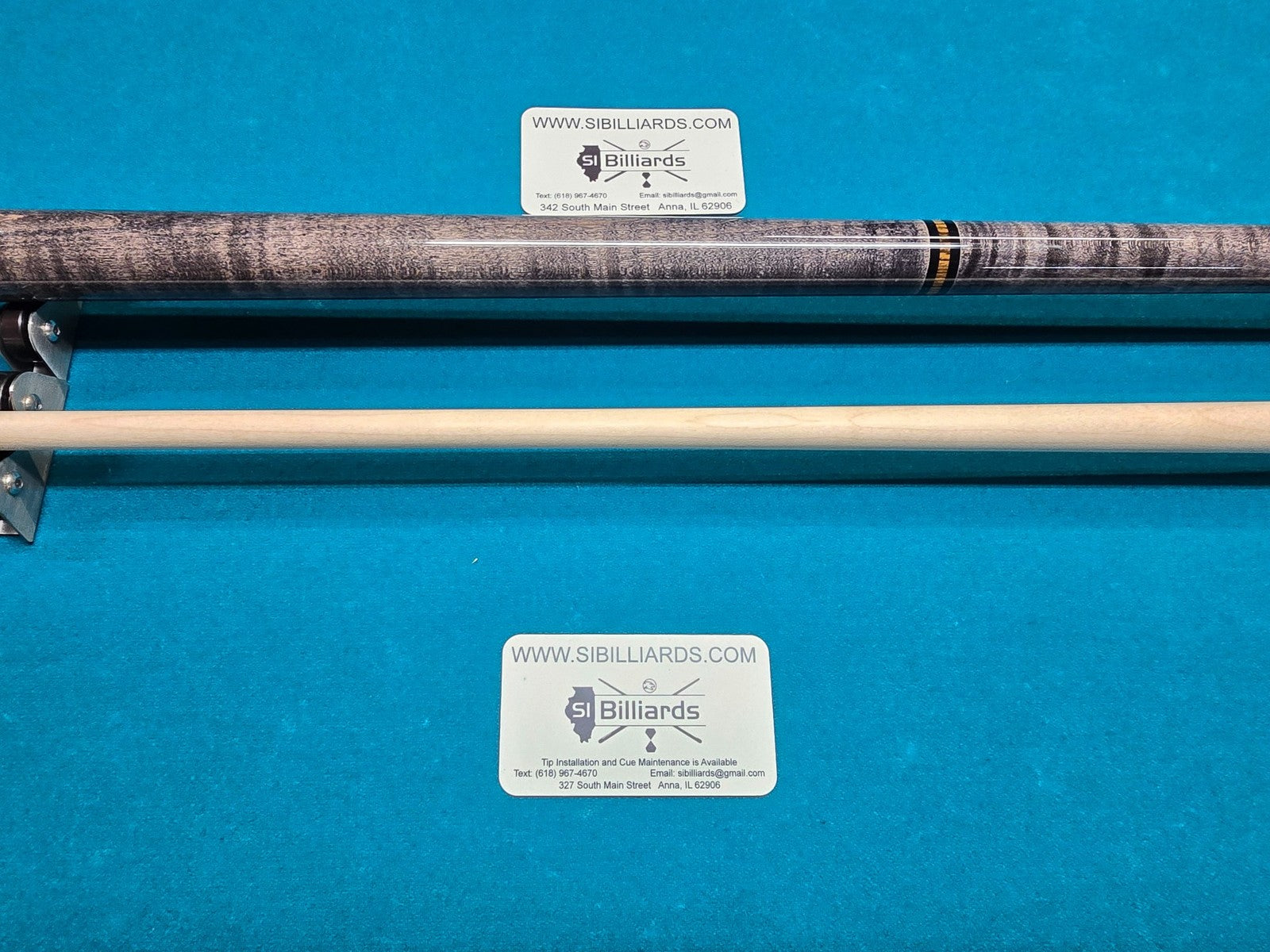 Meucci ANW-1 Rainbow Stained Pool Cue w/ Pro Shaft & Free Hard Case! Black!