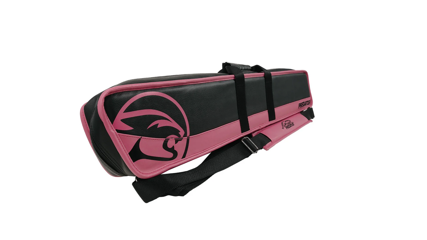 Predator Roadline Black/Pink Pool Cue Soft Case - 4 Butts x 8 Shafts New!