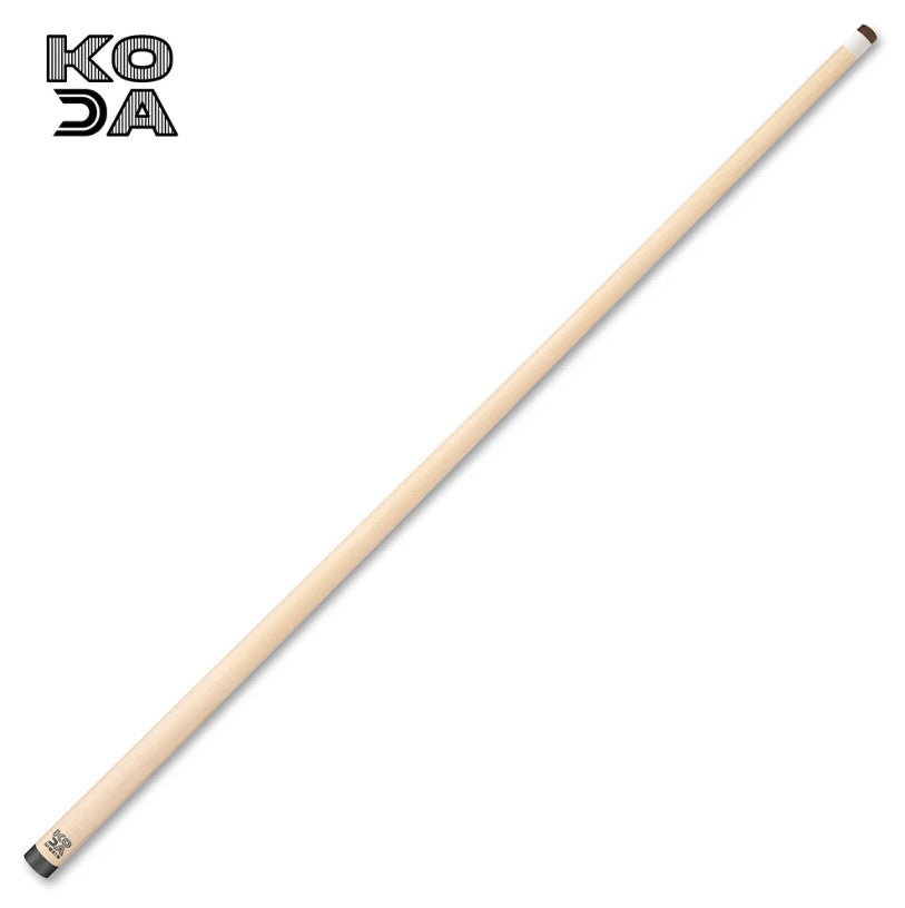 Koda KDV40WH White Snake Graphic Pool Cue, 12.5mm Solid Maple Shaft