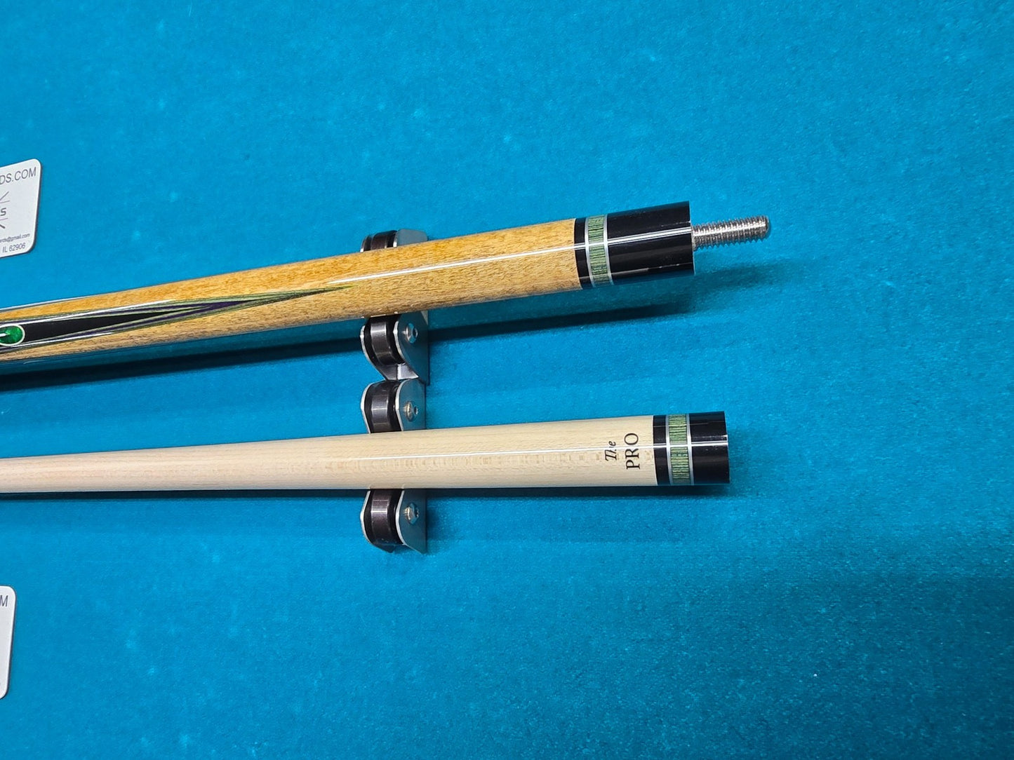 Meucci ANW‑3 All Natural Wood 3 Pool Cue, Pro Shaft, Bocote Handle - Free Case!