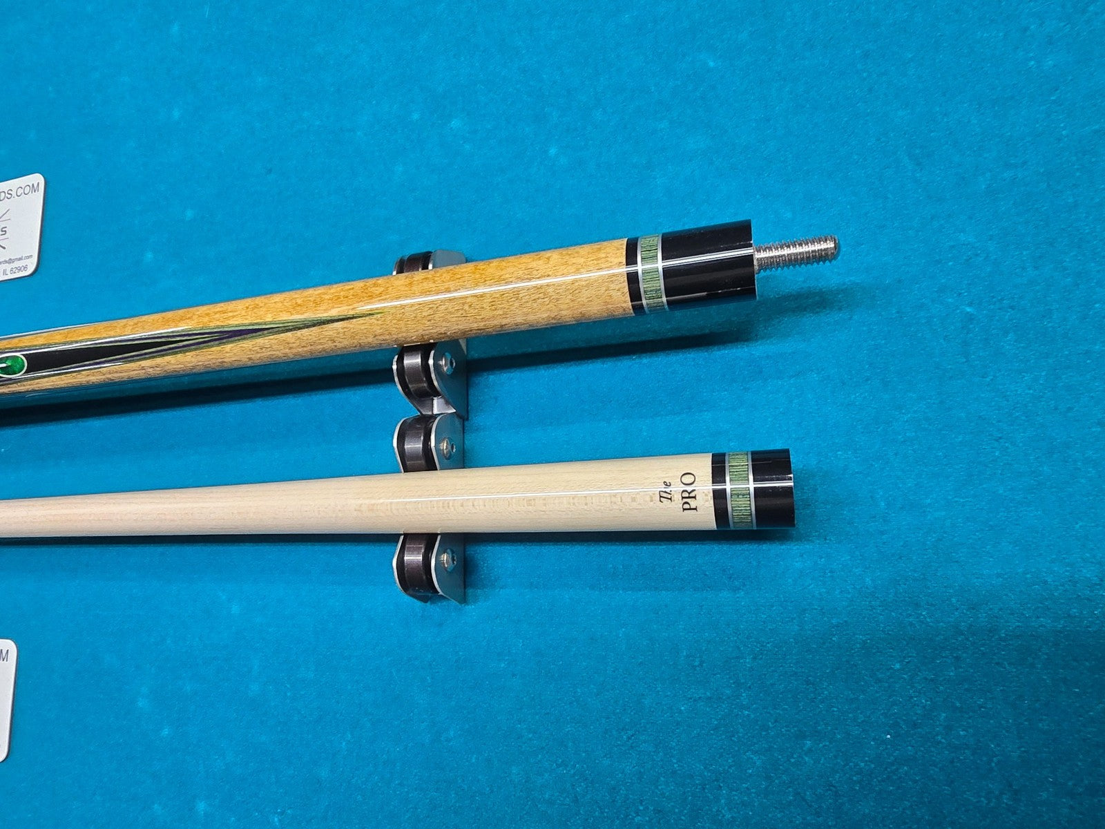 Meucci ANW‑3 All Natural Wood 3 Pool Cue, Pro Shaft, Bocote Handle - Free Case!