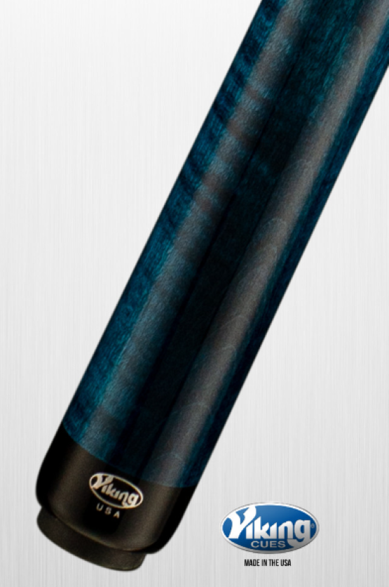 Viking B2010 Wrapless Pool Cue w/ 13 mm V PRO Shaft, (Blue) - Free Shipping