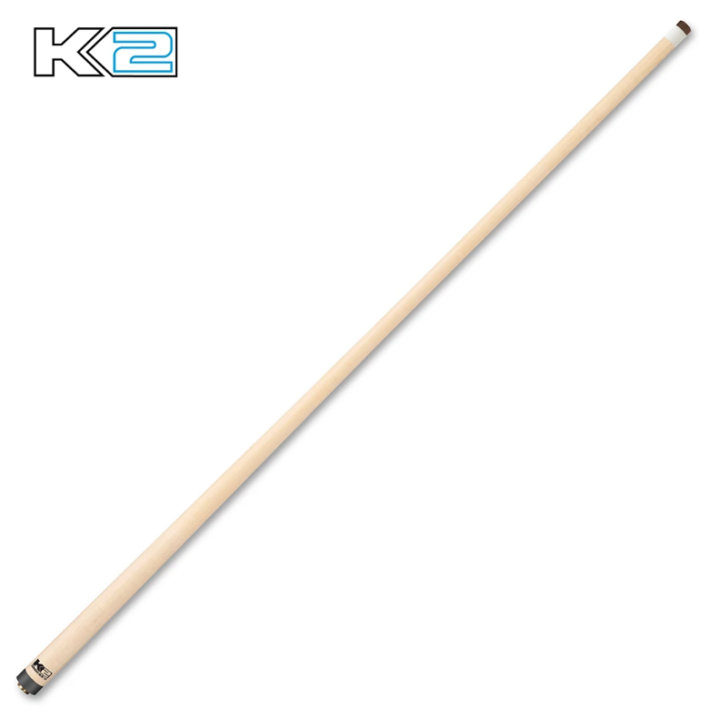 K2 POOL CUE KL192 Matte Gray, White/Abalone Floating Points, Black Embossed