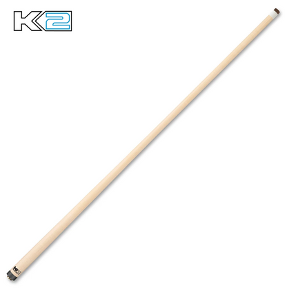 K2 POOL CUE KL192 Matte Gray, White/Abalone Floating Points, Black Embossed