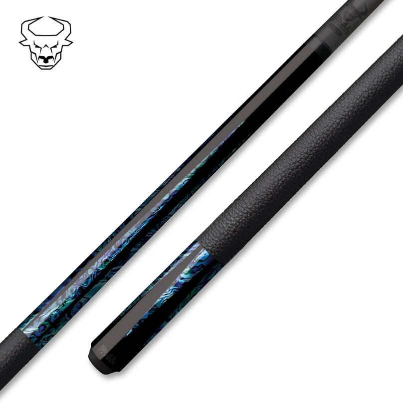 Bull Carbon BCL14 Carbon Pool Cue  - Carbon Fiber Shaft – Uni‑Loc - Blue Shell!