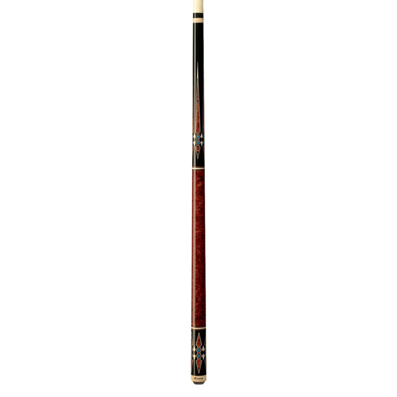 Players G3395 Cherry with Blue Recon Wrapless Cue! Free Shipping!