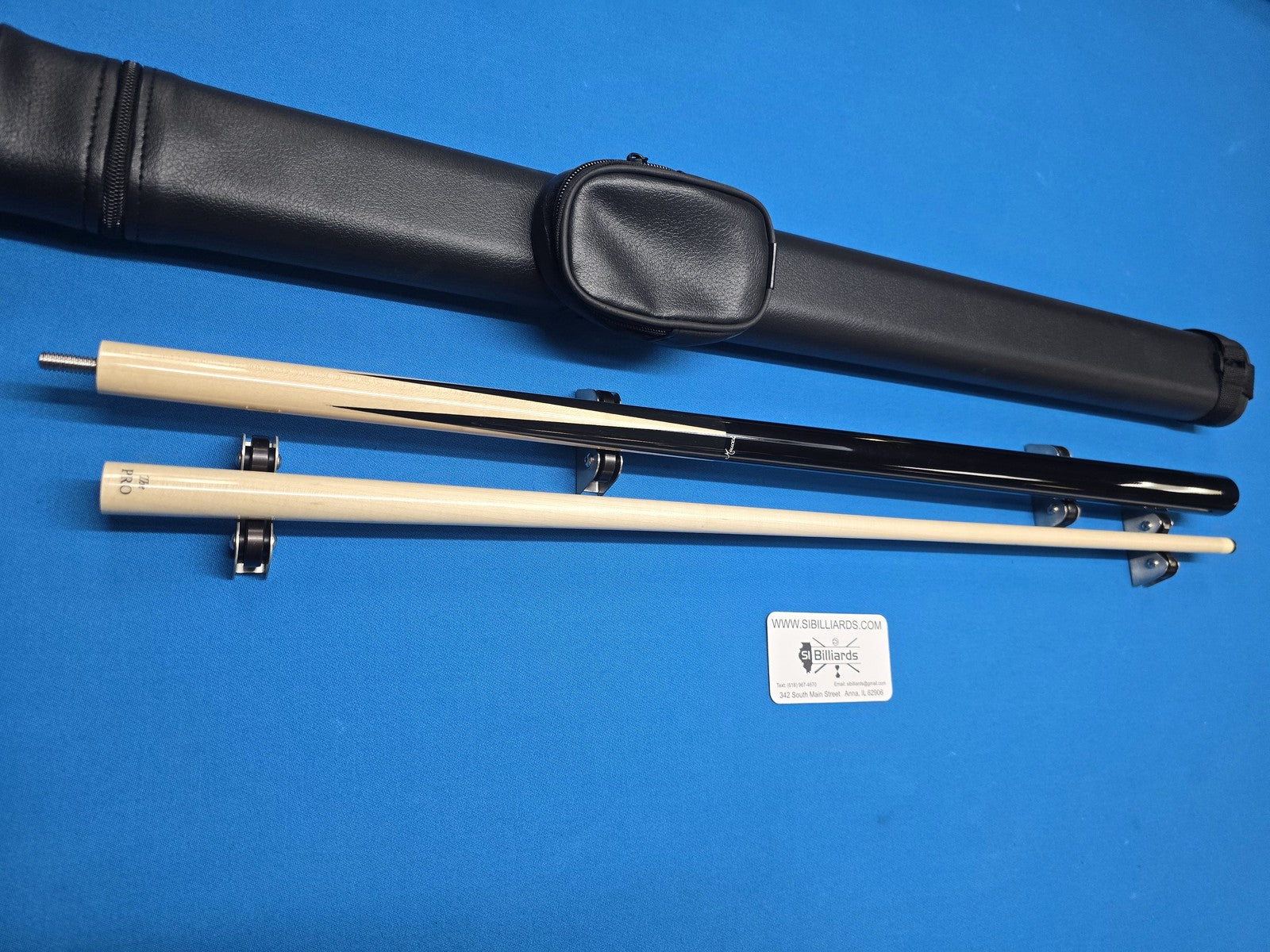 Meucci Sneaky Pete Cue - Black - 12.5mm Pro Shaft - Free 1X1 Hard Case!