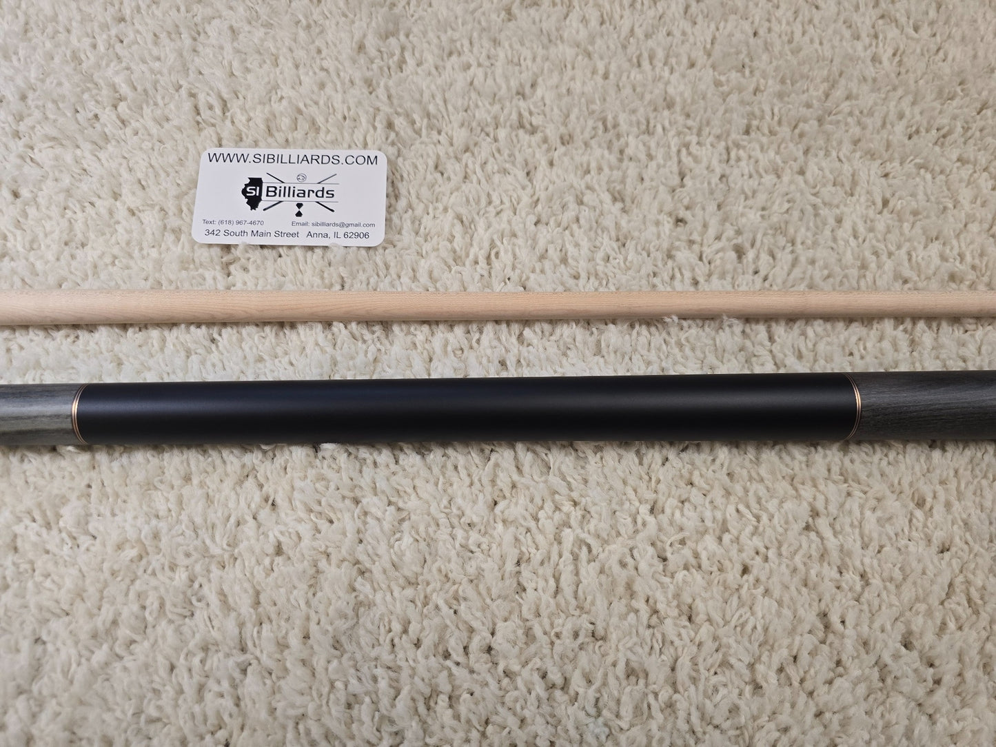 K2 Pool Cue KL118 Gray Exotic Wood With Dual Copper Rings! 12.5 mm Shaft!