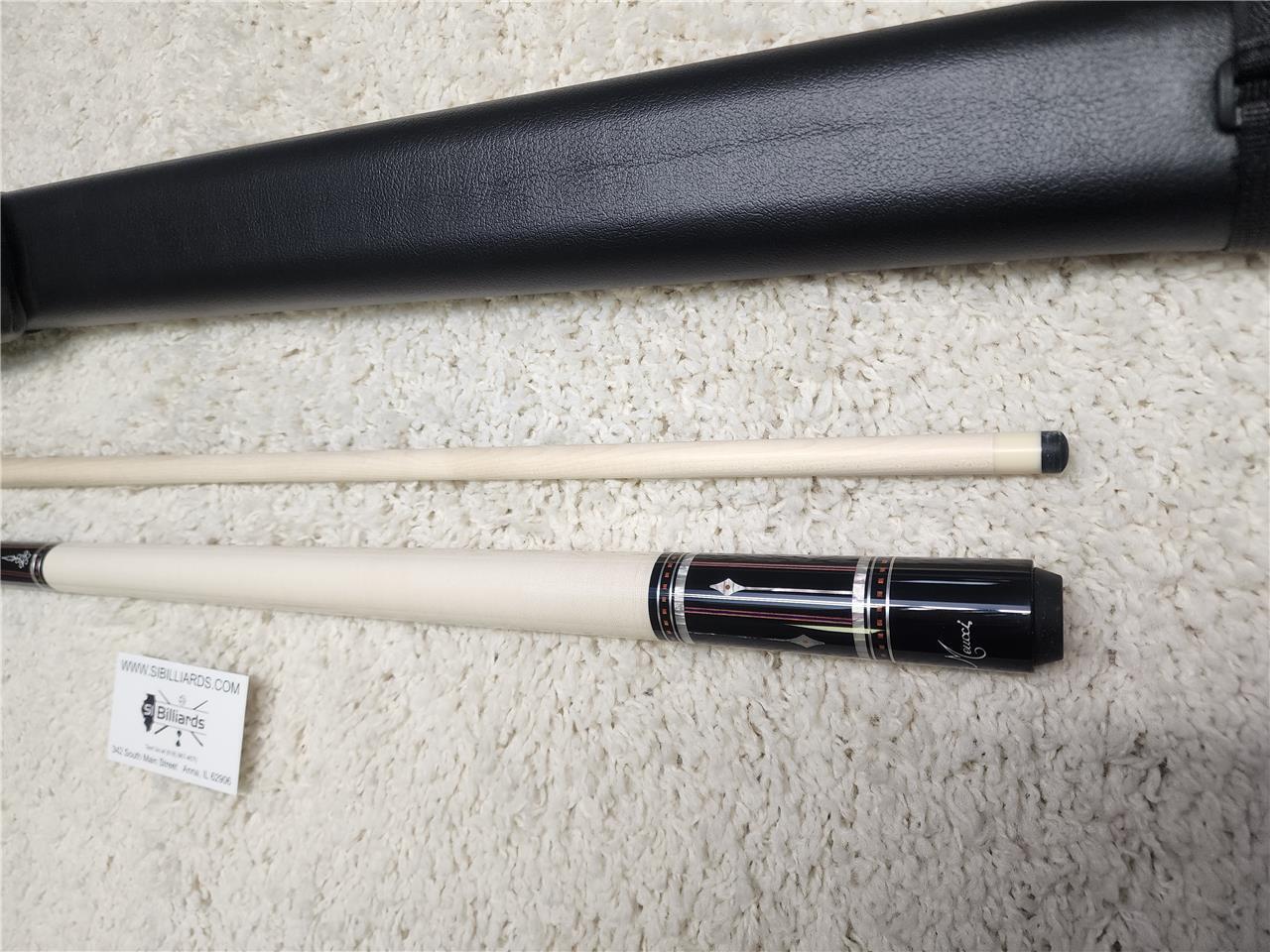 Meucci 21st Century 2 Pool Cue 19oz w/ 12.5mm Pro Shaft! Free Hard Case!