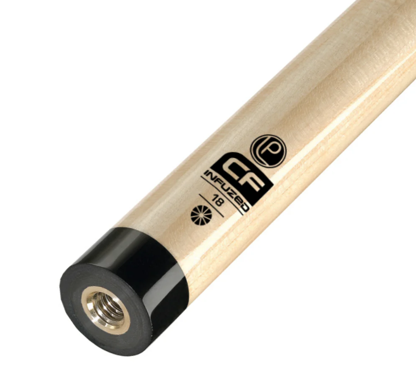 Lucasi Pro Maple 10‑Splice Cue w/ CF InFUZED Shaft – Choose Joint & Size