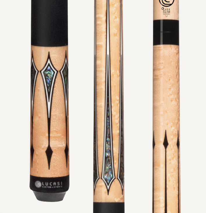 Lucasi LUX 52 Pool Cue 19oz 11.75mm Zero Flex Slim Shaft