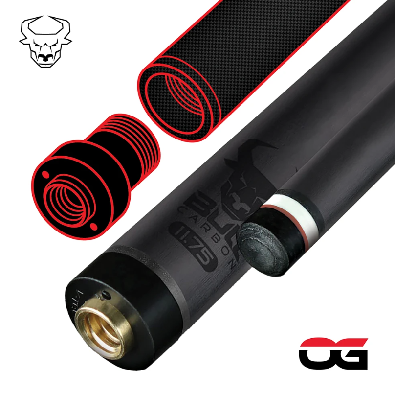 Bull Carbon OG Shaft 11.75mm Extreme Low Deflection Carbon Fiber Kamui