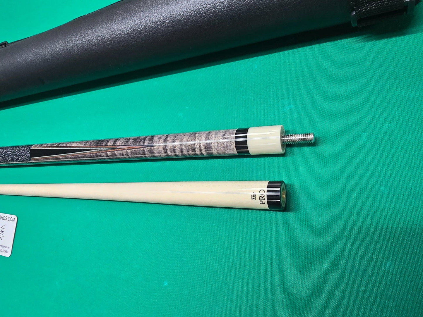Meucci Econo 1 Pool Cue 19oz w/ 12.5mm Pro Shaft! Free Hard Case!